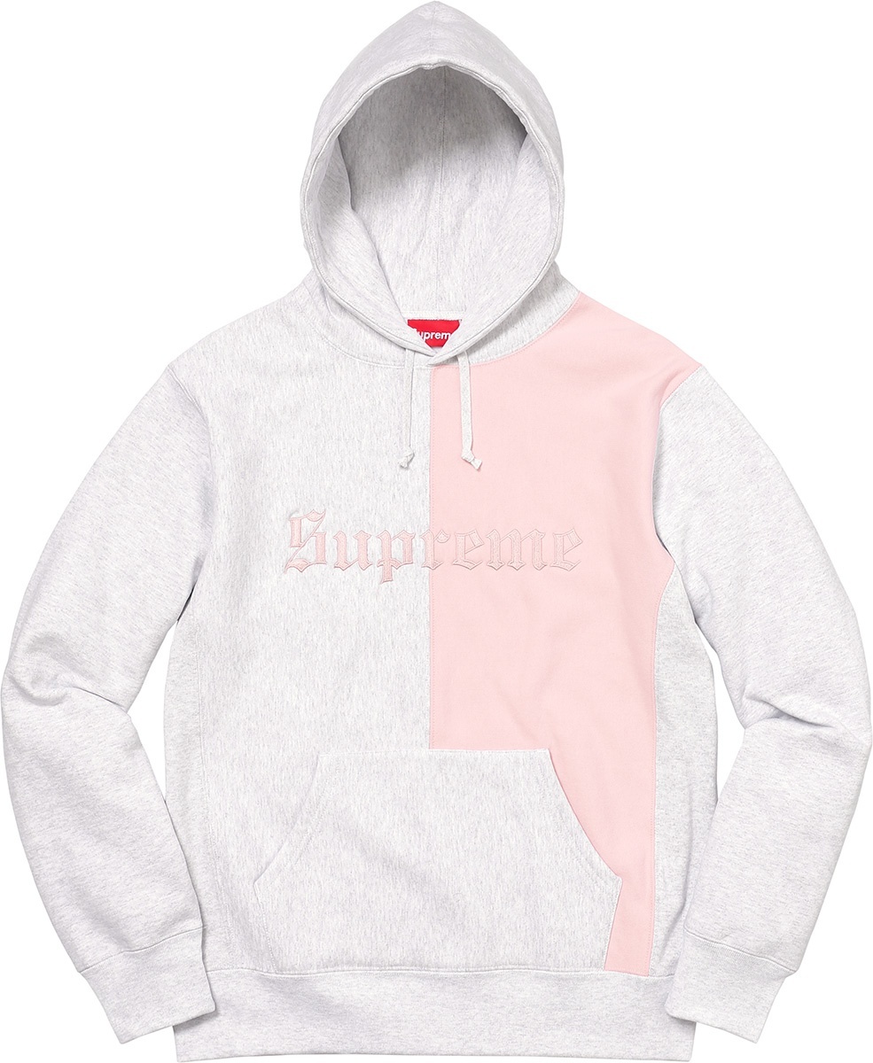Split Old English Hooded Sweatshirt view 2